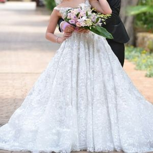 White wedding dress